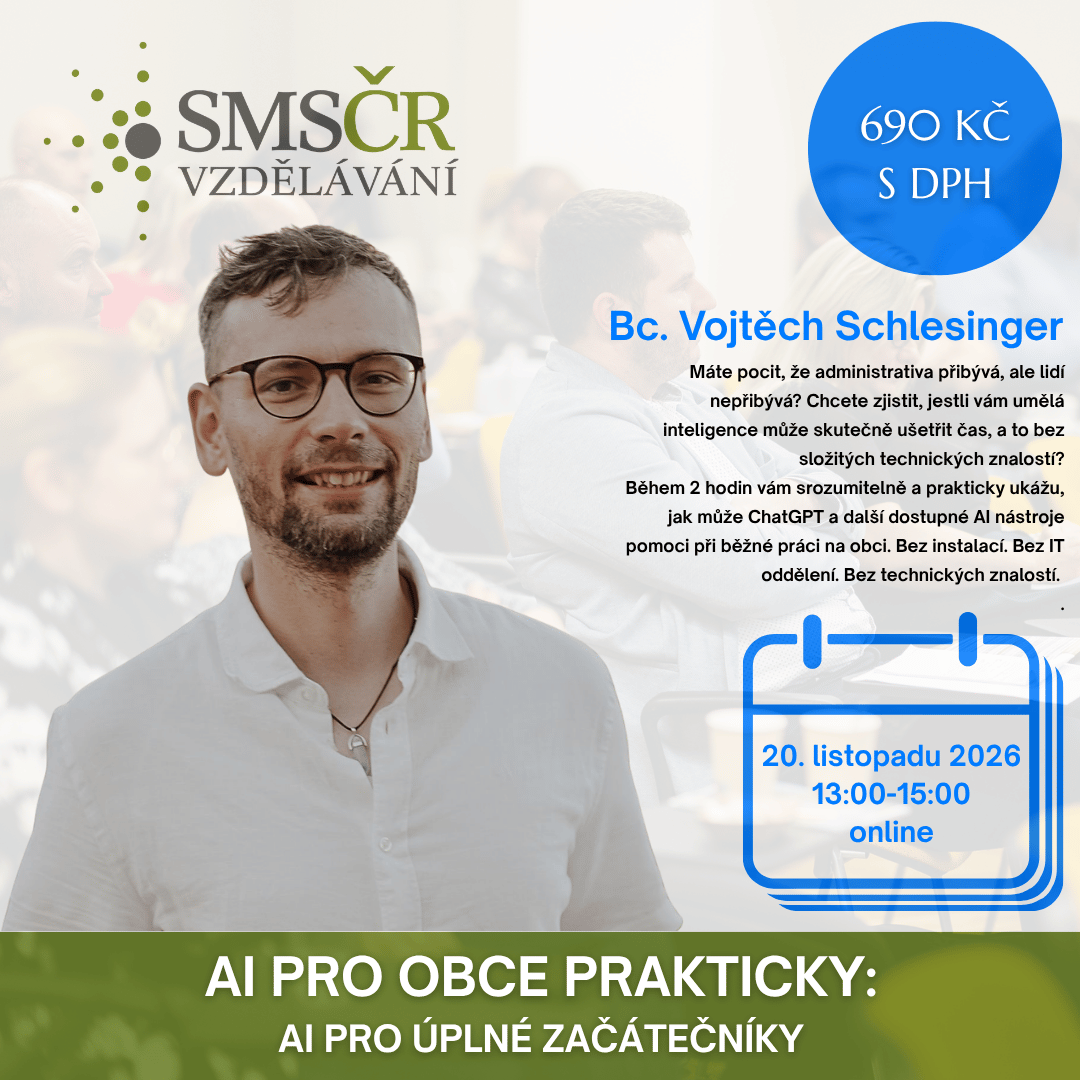AI pro obce prakticky AI pro úplné začátečníky_listopad 2026_online_čtverec